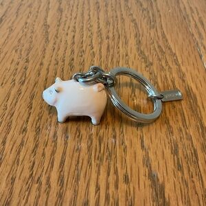 Coach Pig Keychain